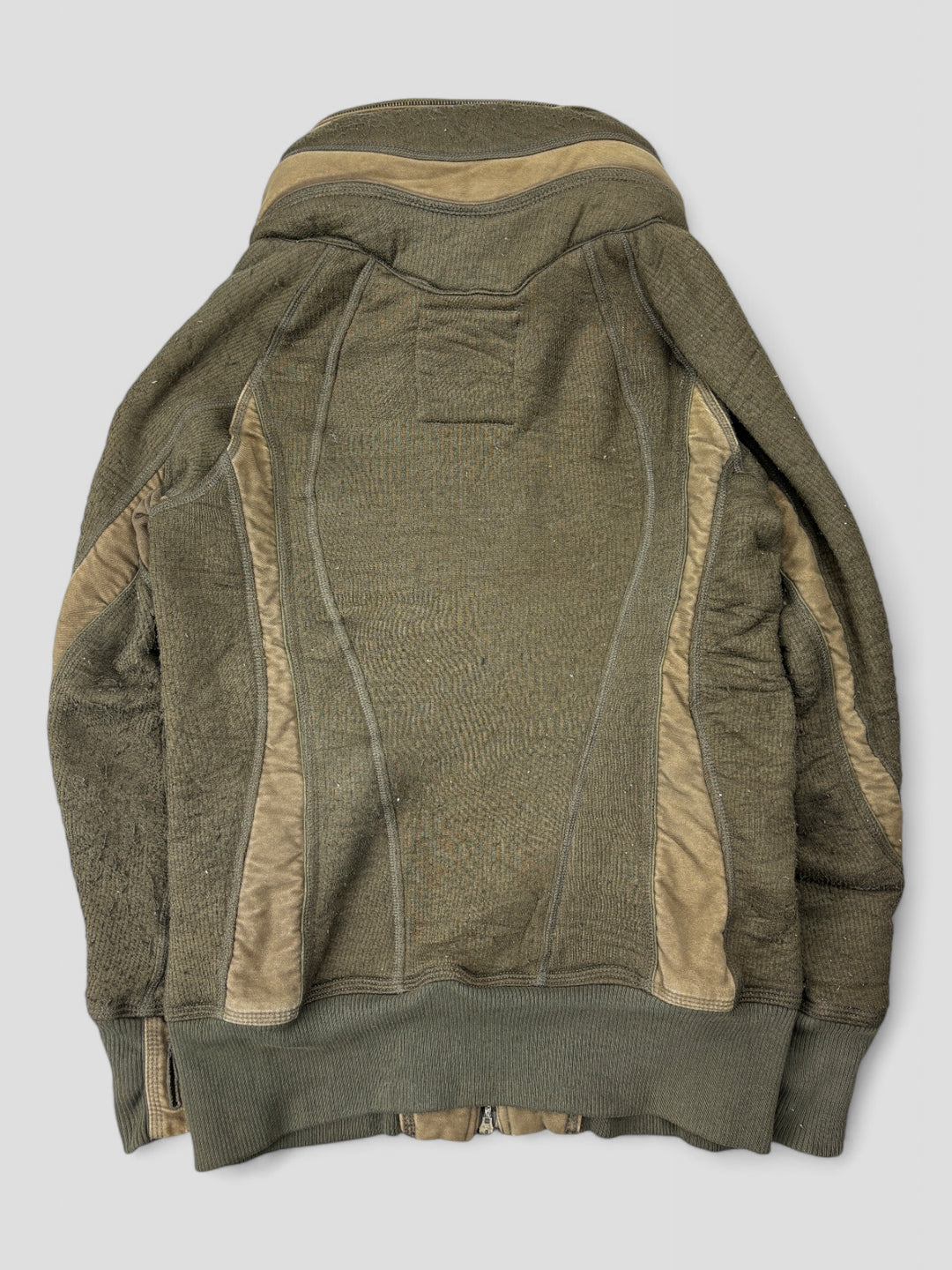 vintage Goa Fleece Full Zip Sweater, second hand goa pullover