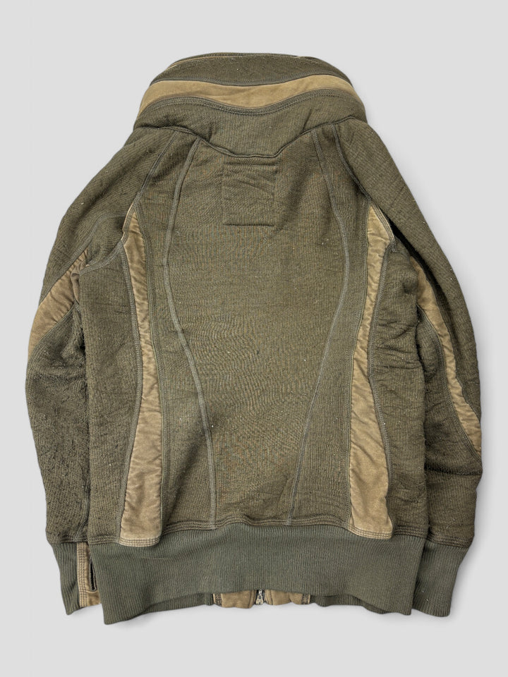 vintage Goa Fleece Full Zip Sweater, second hand goa pullover