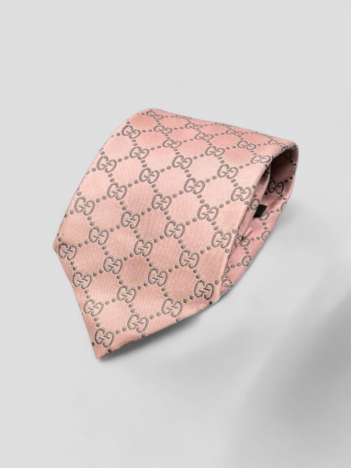 vintage Gucci Tie Pink, rosa gucci krawatte