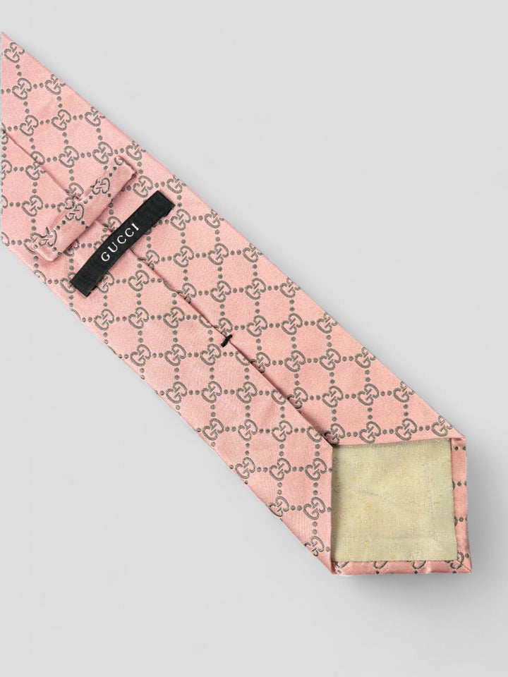 vintage Gucci Tie Pink, rosa gucci krawatte