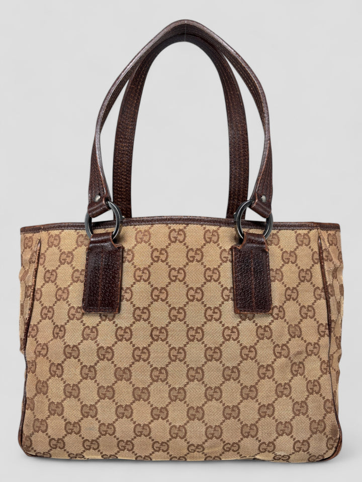vintage Gucci Vintage Shopper women Bag, second hand gucci damen handtasche beige