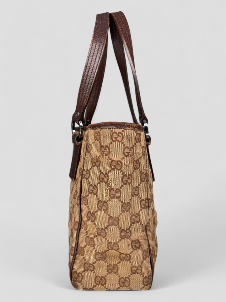 vintage Gucci Vintage Shopper women Bag, second hand gucci damen handtasche beige