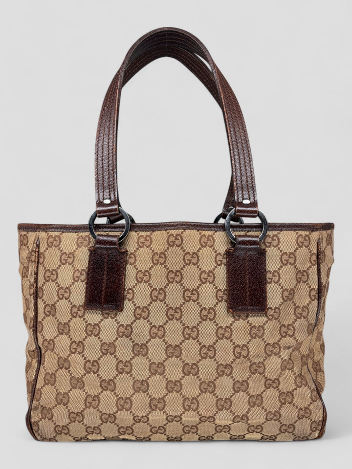 vintage Gucci Vintage Shopper women Bag, second hand gucci damen handtasche beige