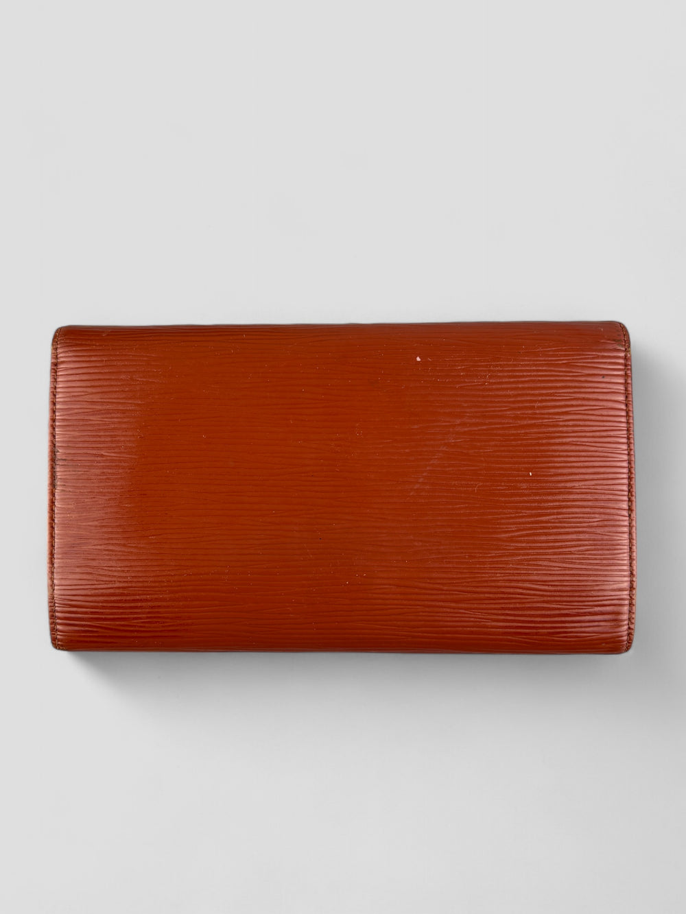 vintage Louis Vuitton Epi Leather Wallet brown unisex, second hand lv geldbeutel braun