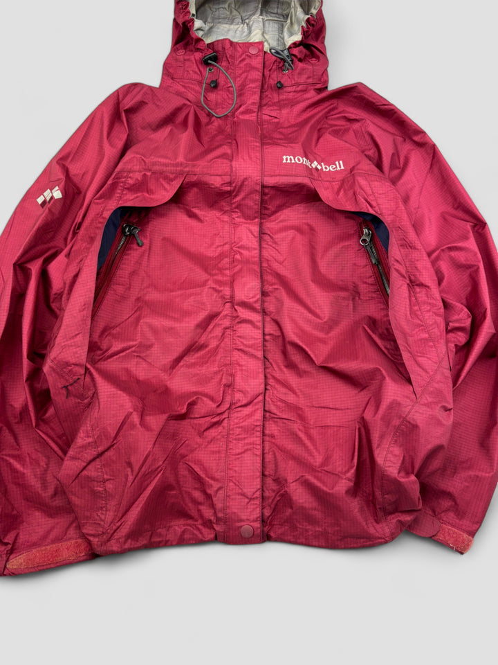 vintage Montbell windbreaker red, rote montbell jacke