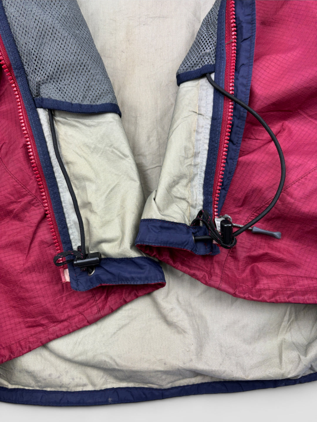 vintage Montbell windbreaker red, rote montbell jacke