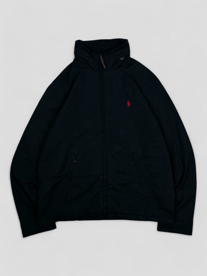 vintage Polo Ralph Lauren Windbreaker schwarz Herren, second hand prl jacket black men