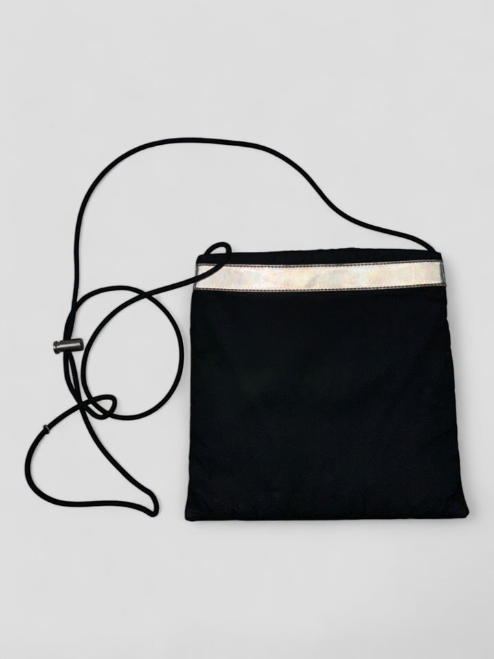 vintage Prada Sport Archive 1999 Umhängetasche schwarz Herren, second hand prada crossbodybag black men