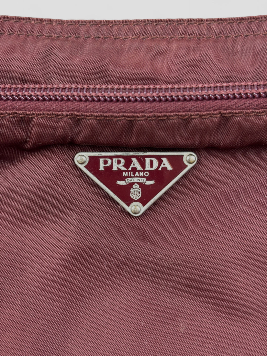 vintage Prada Umhaengetasch rot Herren, second hand prada crossbodybag red men
