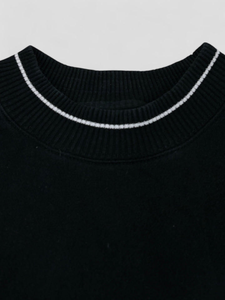 vintage Stussy Pullover für Herren in schwarz, second hand stussy sweater men in black 2