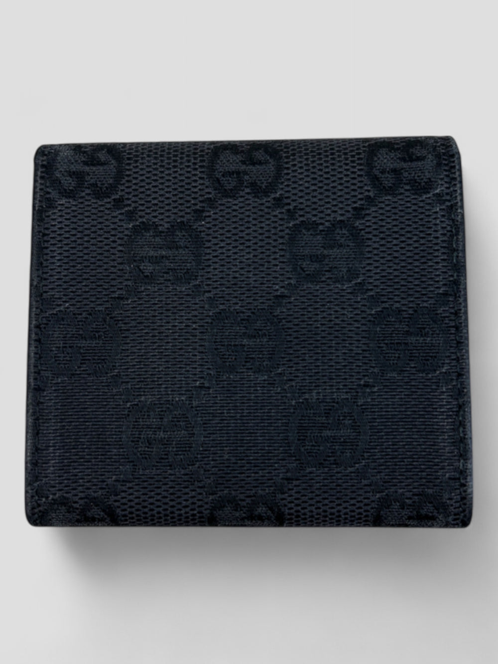 vintage Unisex Gucci Geldbeutel schwarz, second hand gucci wallet black