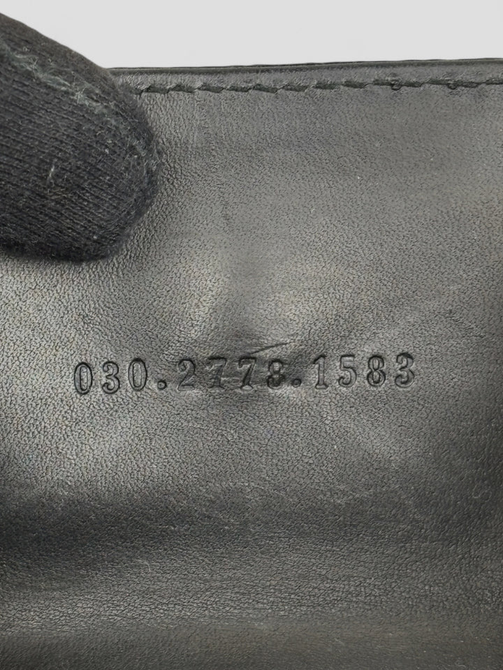 vintage Unisex Gucci Geldbeutel schwarz, second hand gucci wallet black