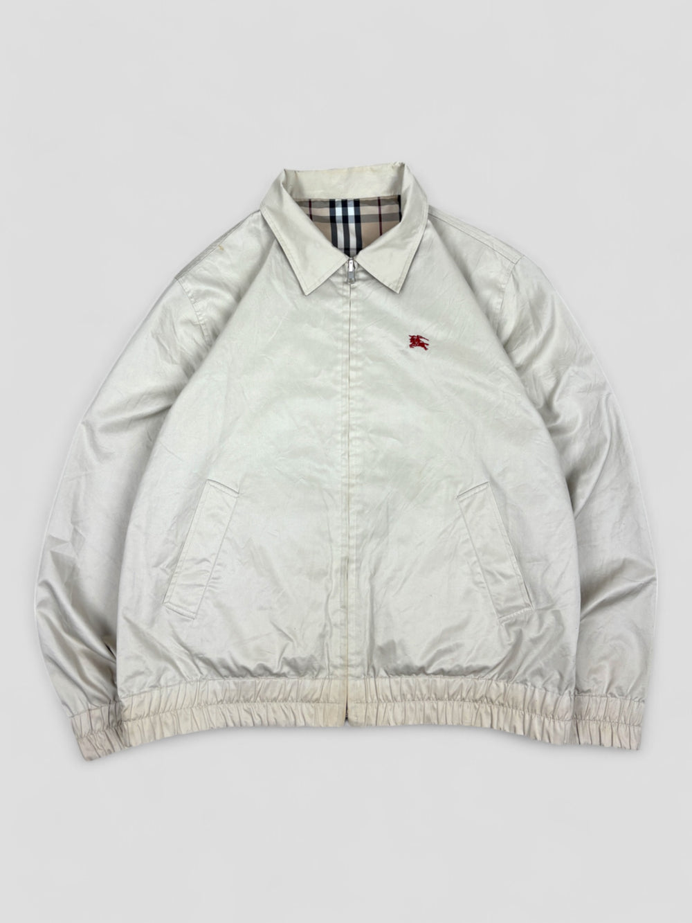 vintage burberry reversible jacke herren in weiss second hand white men burberry jacket 