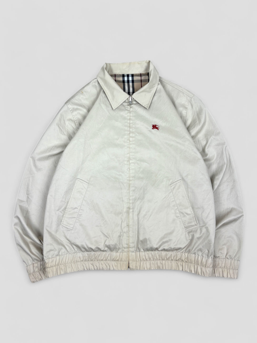 vintage burberry reversible jacke herren in weiss second hand white men burberry jacket 