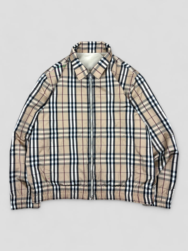 vintage burberry reversible jacke herren in weiss second hand white men burberry jacket 