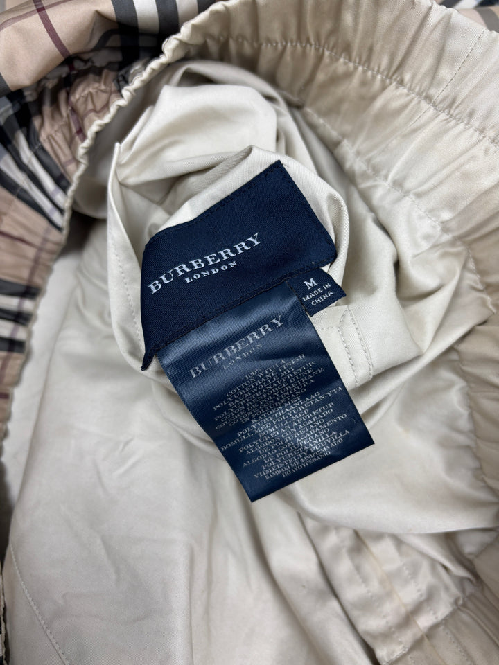 vintage burberry reversible jacke herren in weiss second hand white men burberry jacket 