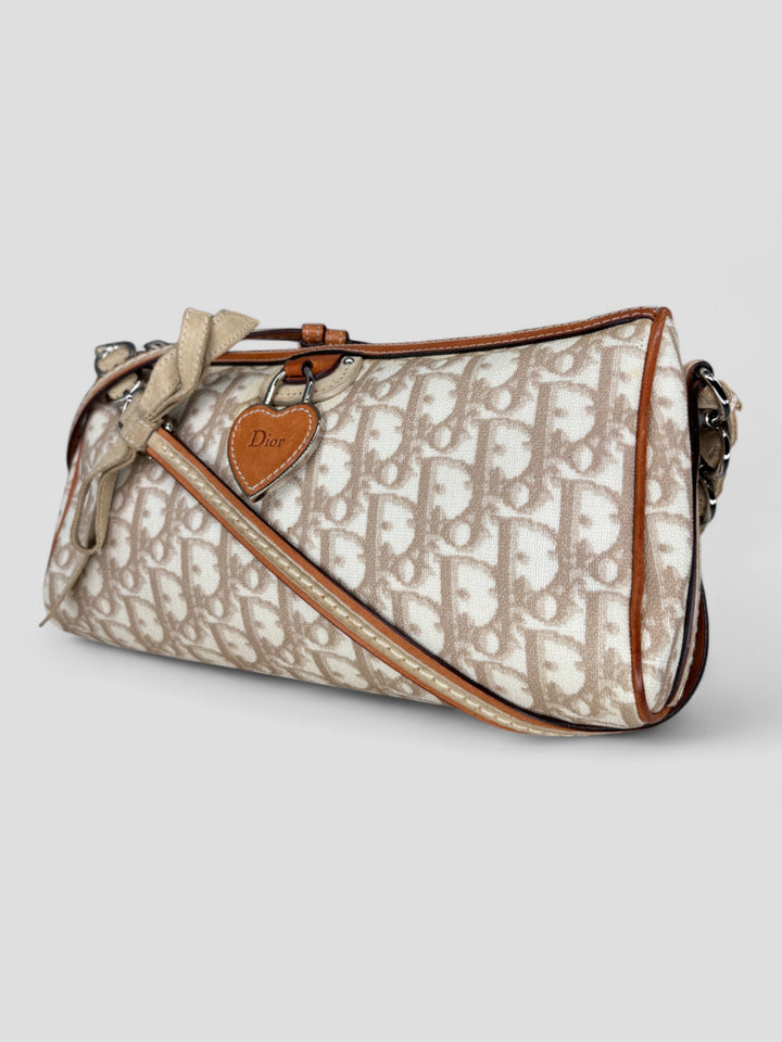 vintage dior oblique women bag, second hand dior frauen tasche