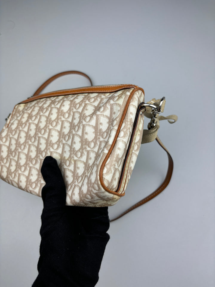 vintage dior oblique women bag, second hand dior frauen tasche
