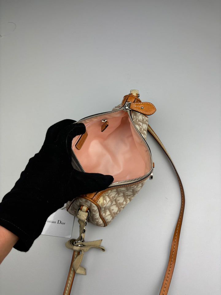 vintage dior oblique women bag, second hand dior frauen tasche