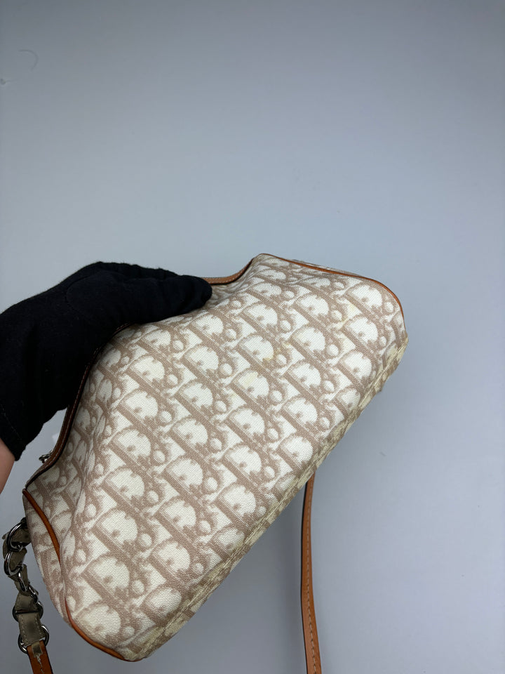vintage dior oblique women bag, second hand dior frauen tasche