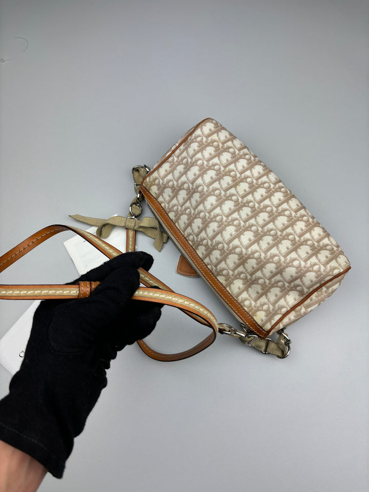 vintage dior oblique women bag, second hand dior frauen tasche