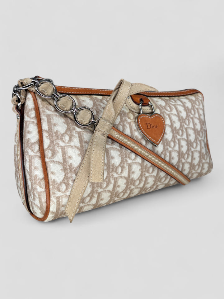 vintage dior oblique women bag, second hand dior frauen tasche