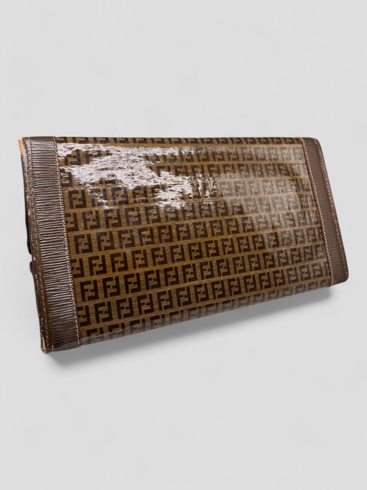 vintage fendi women handbag brown. second hand fendi frauen handtasche