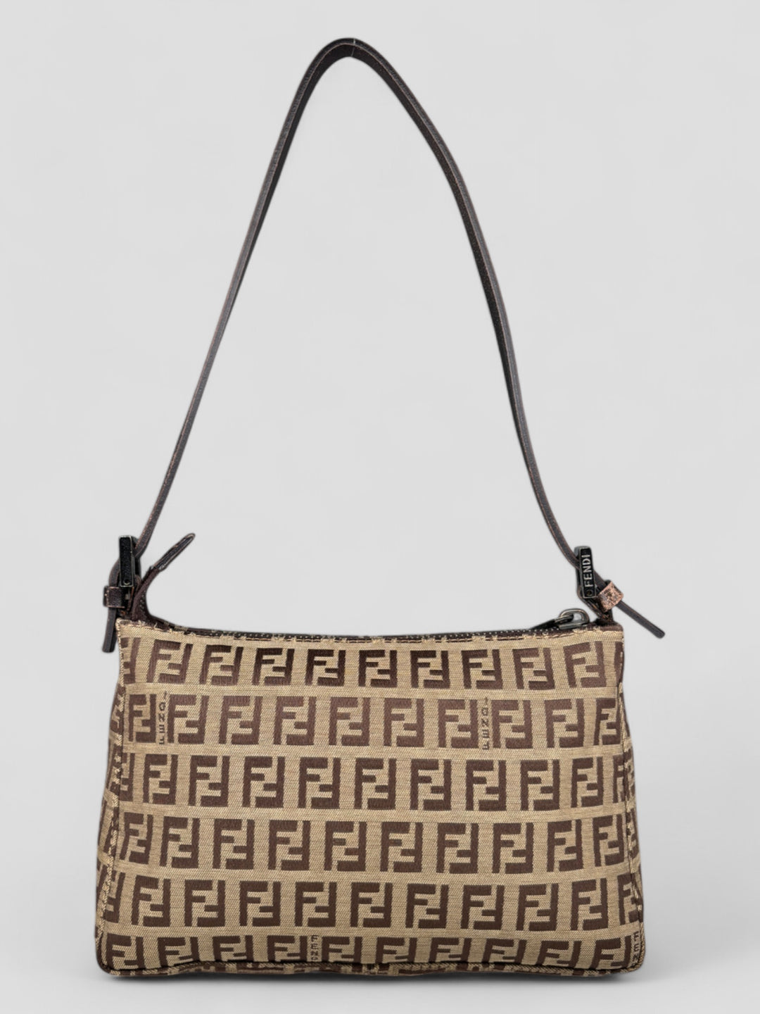 vintage fendi zucca baguette women handbag, second hand fendi damen tasche