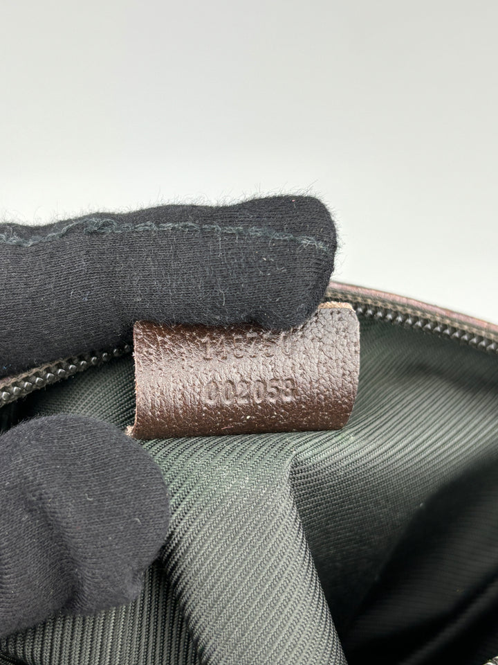 vintage gucci d ring baguette handtasche, second hand gucci women handbag