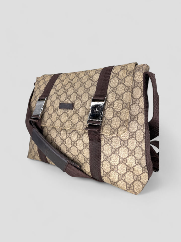 vintage gucci herren Umhängetasche beige, second hand gucci crossbody bag men 