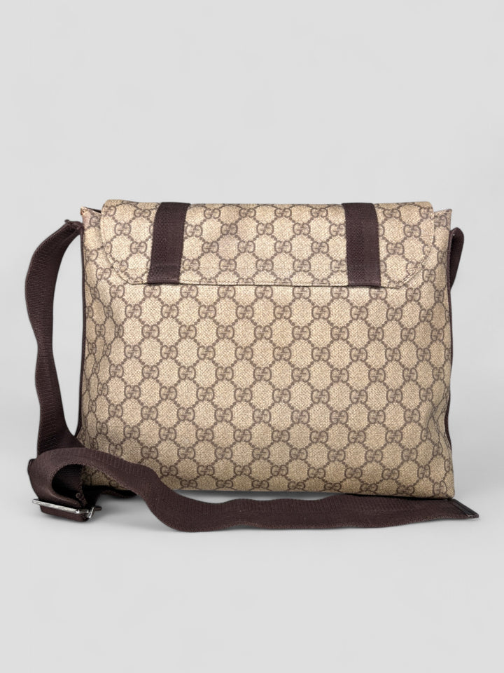 vintage gucci herren Umhängetasche beige, second hand gucci crossbody bag men 