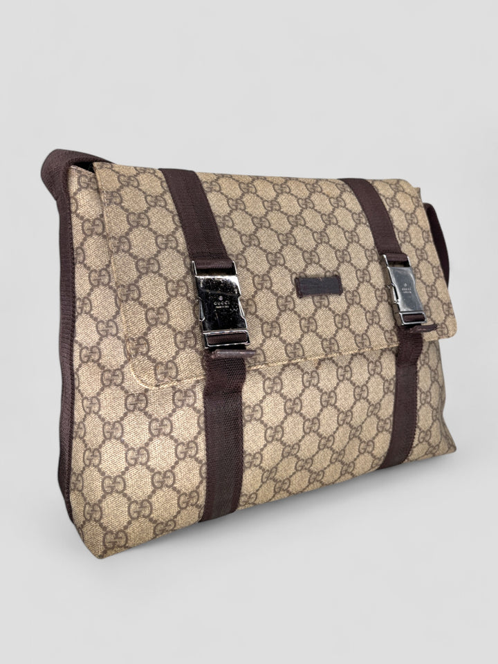 vintage gucci herren Umhängetasche beige, second hand gucci crossbody bag men 