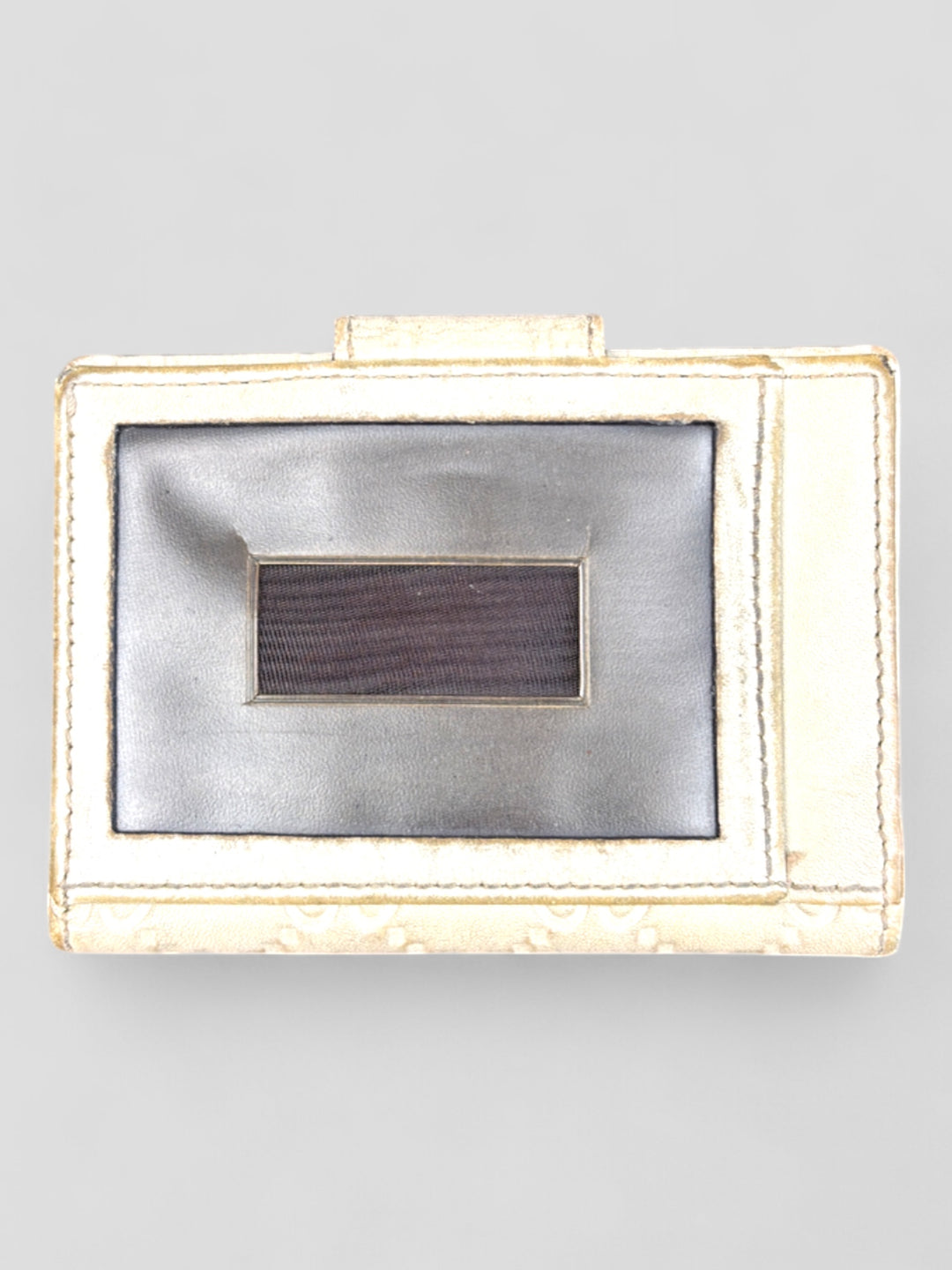 vintage gucci monogram hearthgeldbeutel weiß damen, second hand gucci women wallet