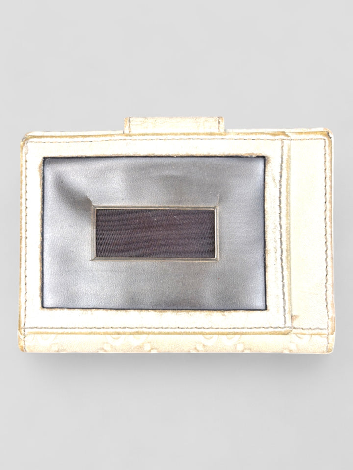 vintage gucci monogram hearthgeldbeutel weiß damen, second hand gucci women wallet