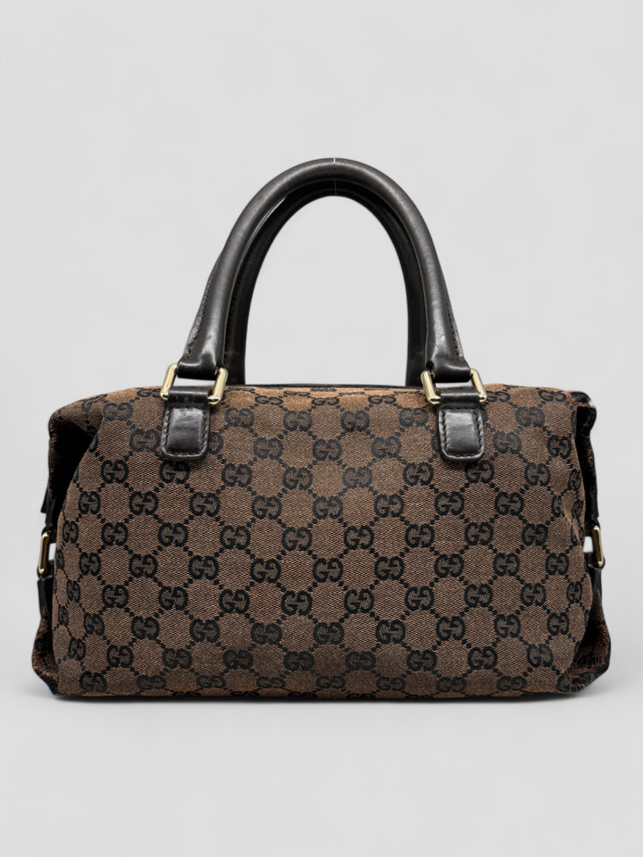 vintage gucci women duffle handbag, second hand gucci damen handtasche 