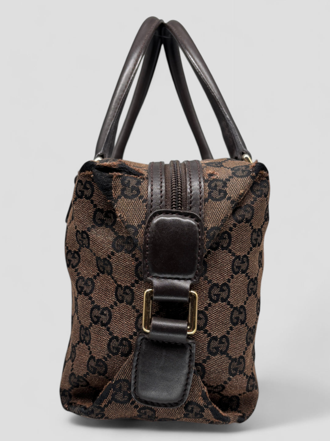 vintage gucci women duffle handbag, second hand gucci damen handtasche 
