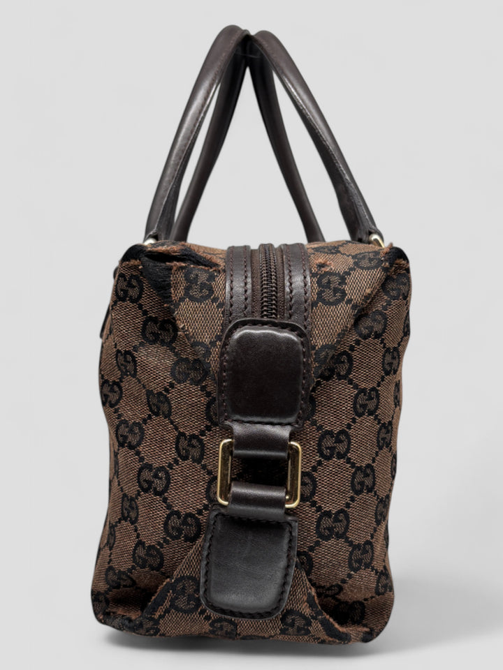 vintage gucci women duffle handbag, second hand gucci damen handtasche 