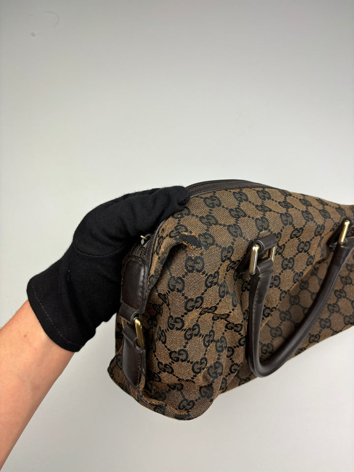 vintage gucci women duffle handbag, second hand gucci damen handtasche 