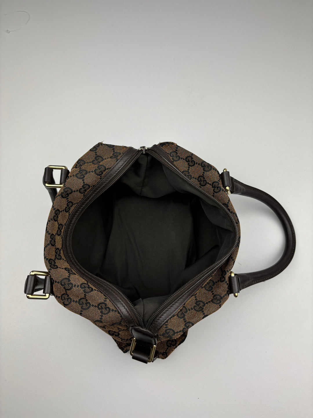 vintage gucci women duffle handbag, second hand gucci damen handtasche 