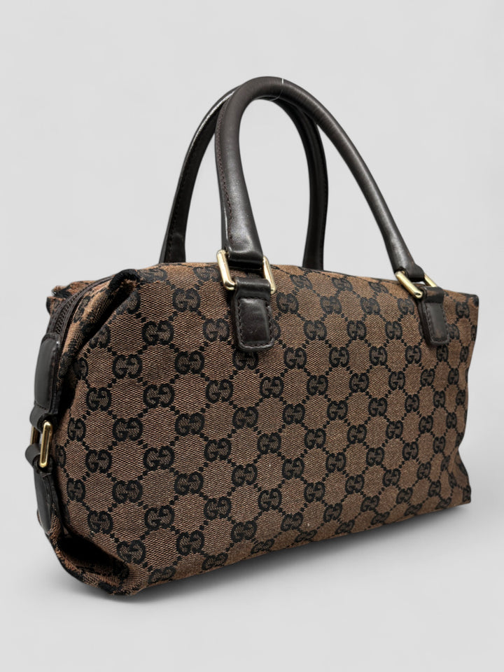 vintage gucci women duffle handbag, second hand gucci damen handtasche 