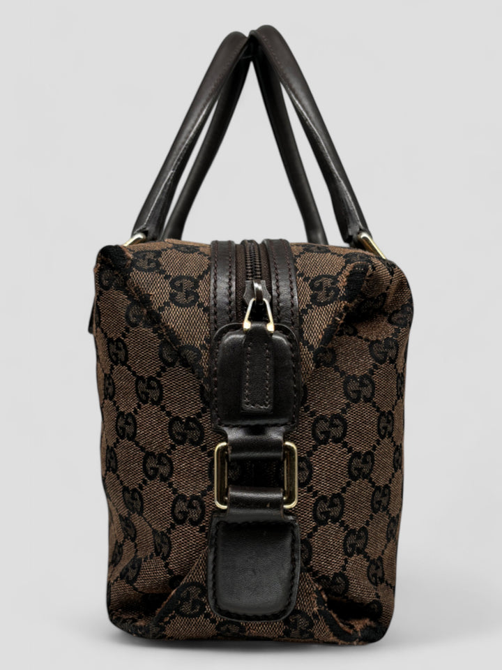 vintage gucci women duffle handbag, second hand gucci damen handtasche 