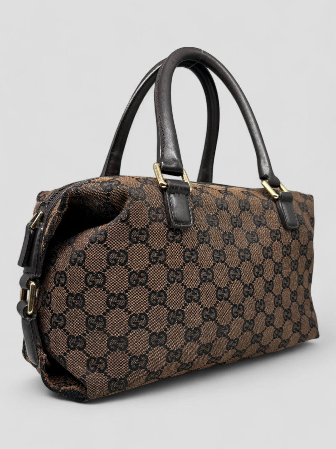 vintage gucci women duffle handbag, second hand gucci damen handtasche 