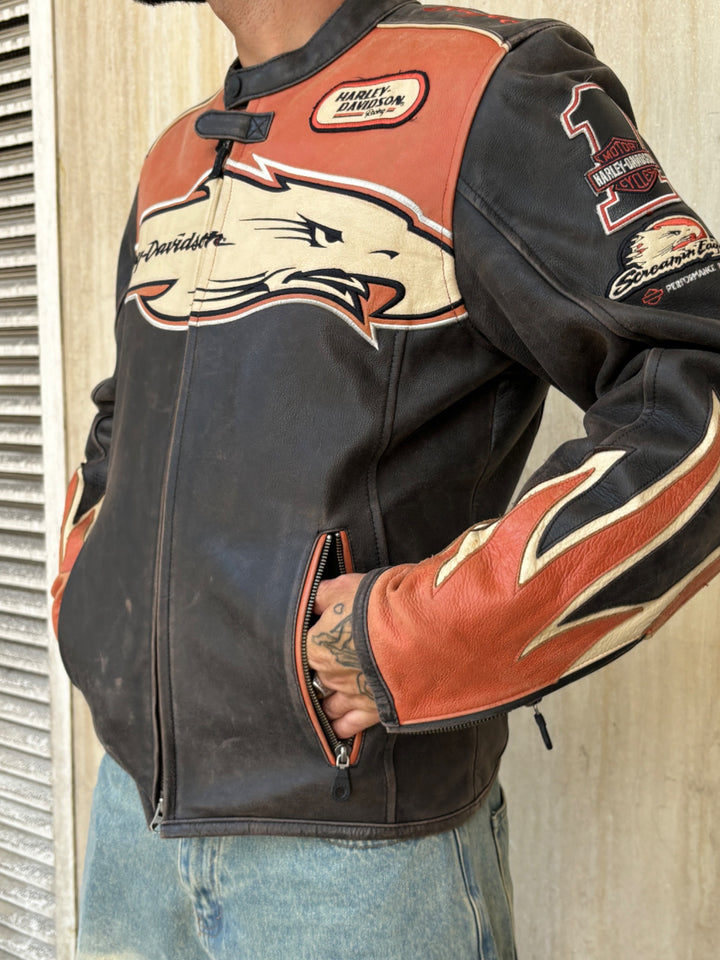Harley Davidson Vintage Motorrad Jacke (M) – SANZVintage Vintage