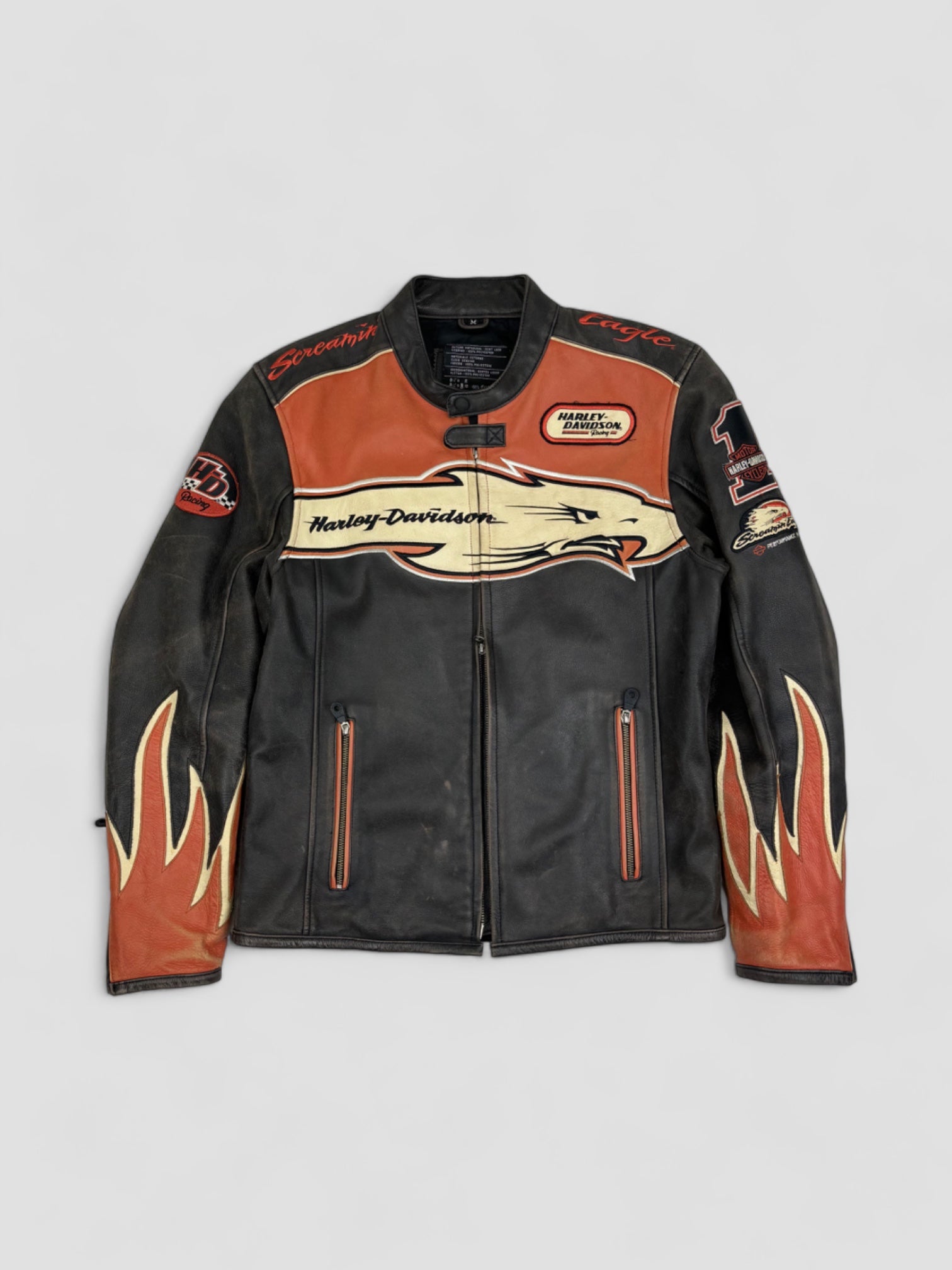 Harley Davidson Vintage Motorcycle Jacket (M) – SANZVintage