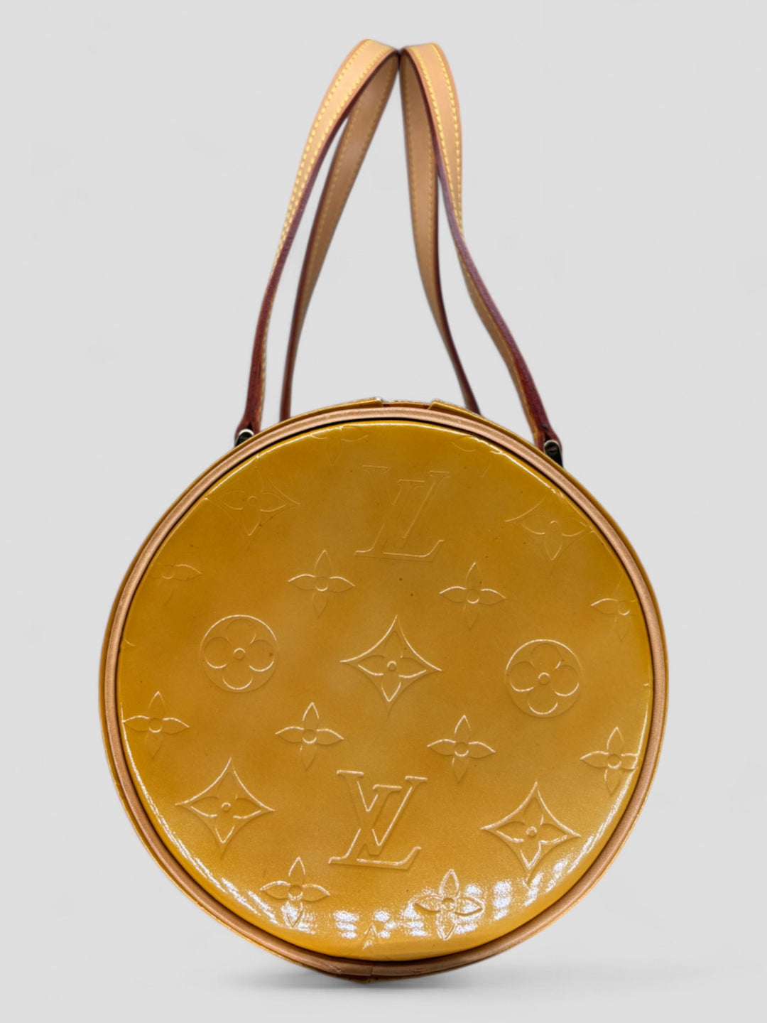 vintage louis vuitton papillon damen handtasche gelb, second hand lv women handbag yellow