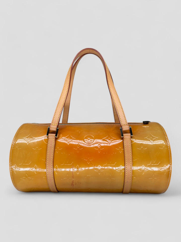 vintage louis vuitton papillon damen handtasche gelb, second hand lv women handbag yellow