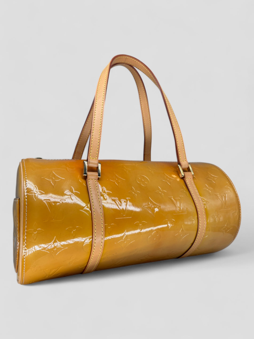 vintage louis vuitton papillon damen handtasche gelb, second hand lv women handbag yellow