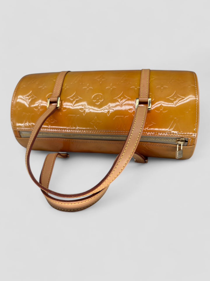 vintage louis vuitton papillon damen handtasche gelb, second hand lv women handbag yellow