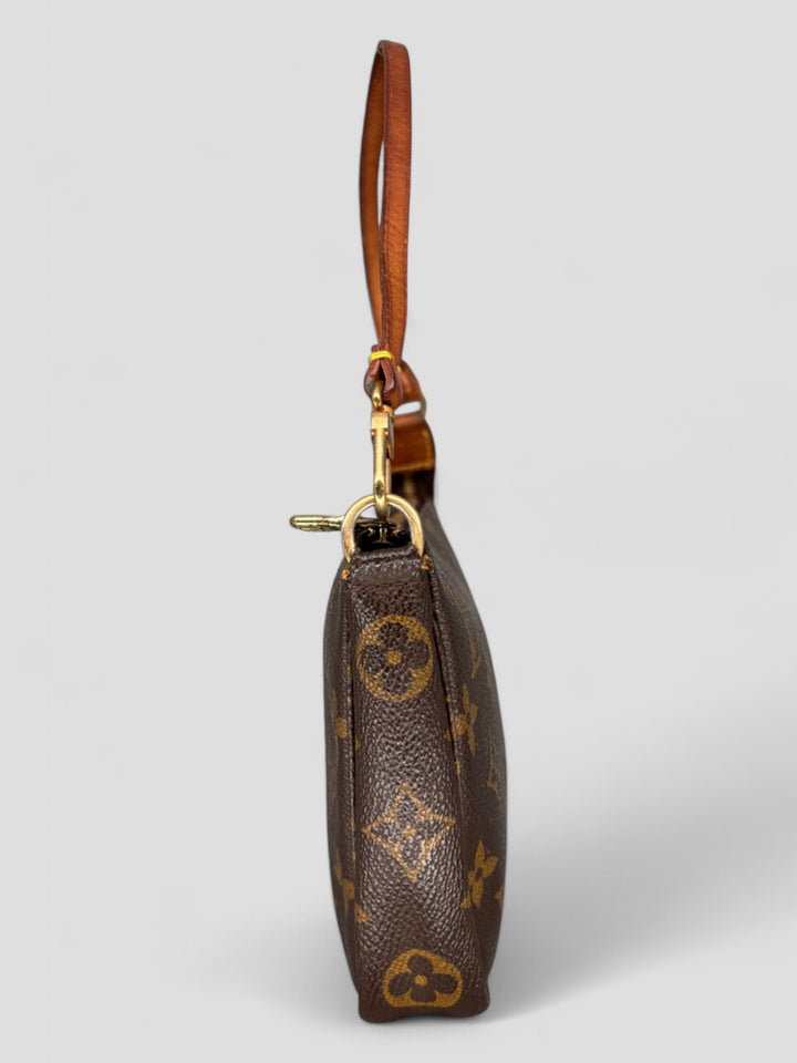 vintage louis vuitton pochette handtasche damen, second hand women lv monogram handbag