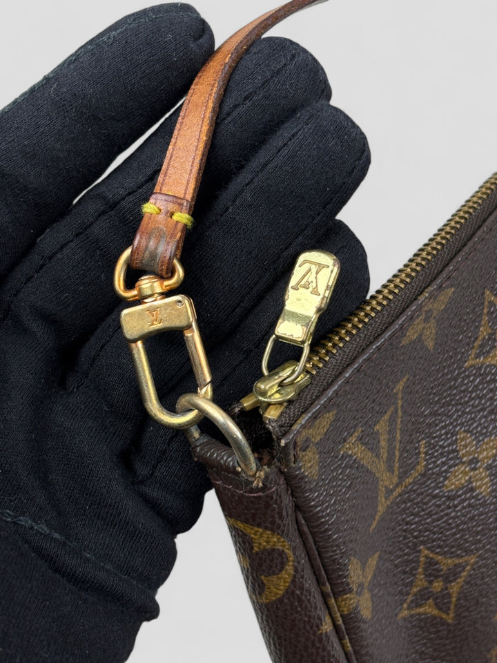 vintage louis vuitton pochette handtasche damen, second hand women lv monogram handbag